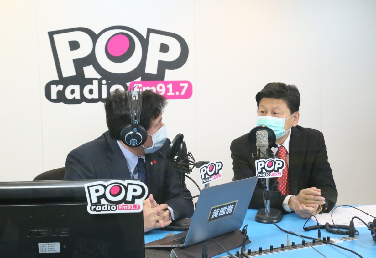 傅崐萁反對韓國瑜對罷免案提告。 (圖/台北流行音樂電台提供)