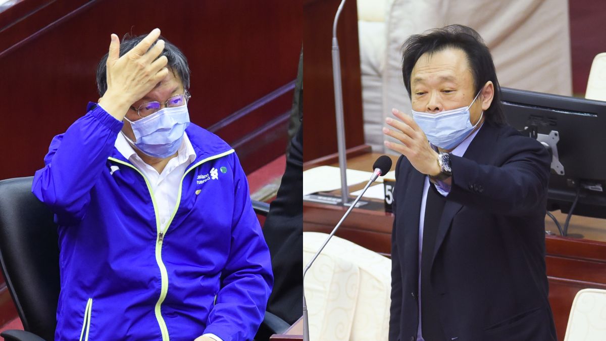 ▲台北市長柯文哲、民進黨市議員王世堅。（圖／記者陳明安攝, 2020.4.16）