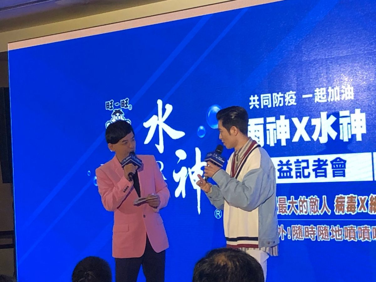 ▲蕭敬騰（右）動完手術後首度露面，暢談開刀心情。（圖／記者吳雨婕攝, 2020.04.16）