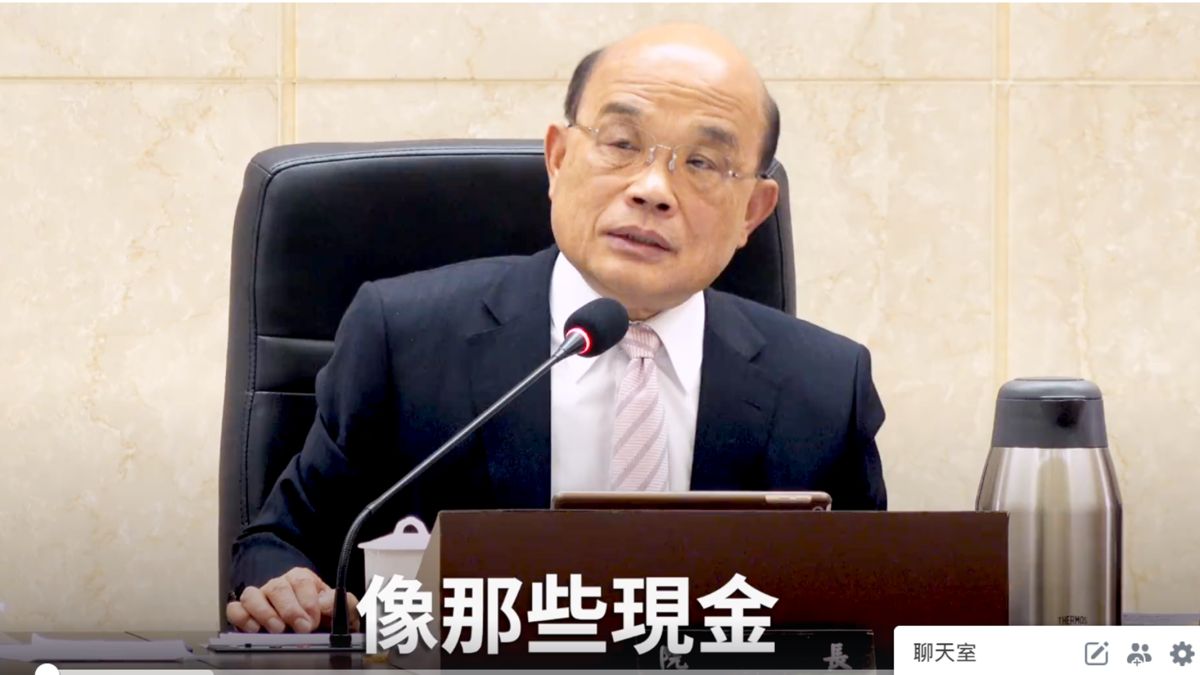 行政院長蘇貞昌。( 圖 / 翻攝蘇貞昌臉書 )
