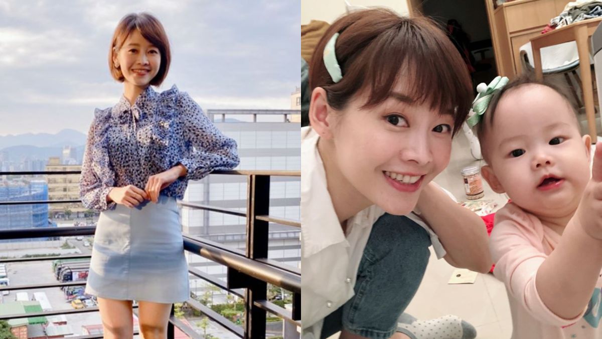 ▲主播廖婕妤有一名可愛的1歲女兒。（圖／廖婕妤臉書）