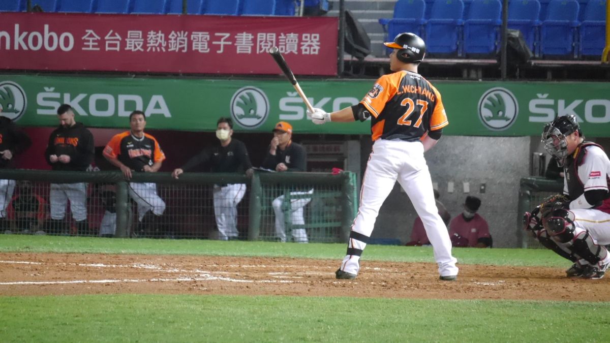 ▲統一獅隊江亮緯。（圖／吳政紘攝）