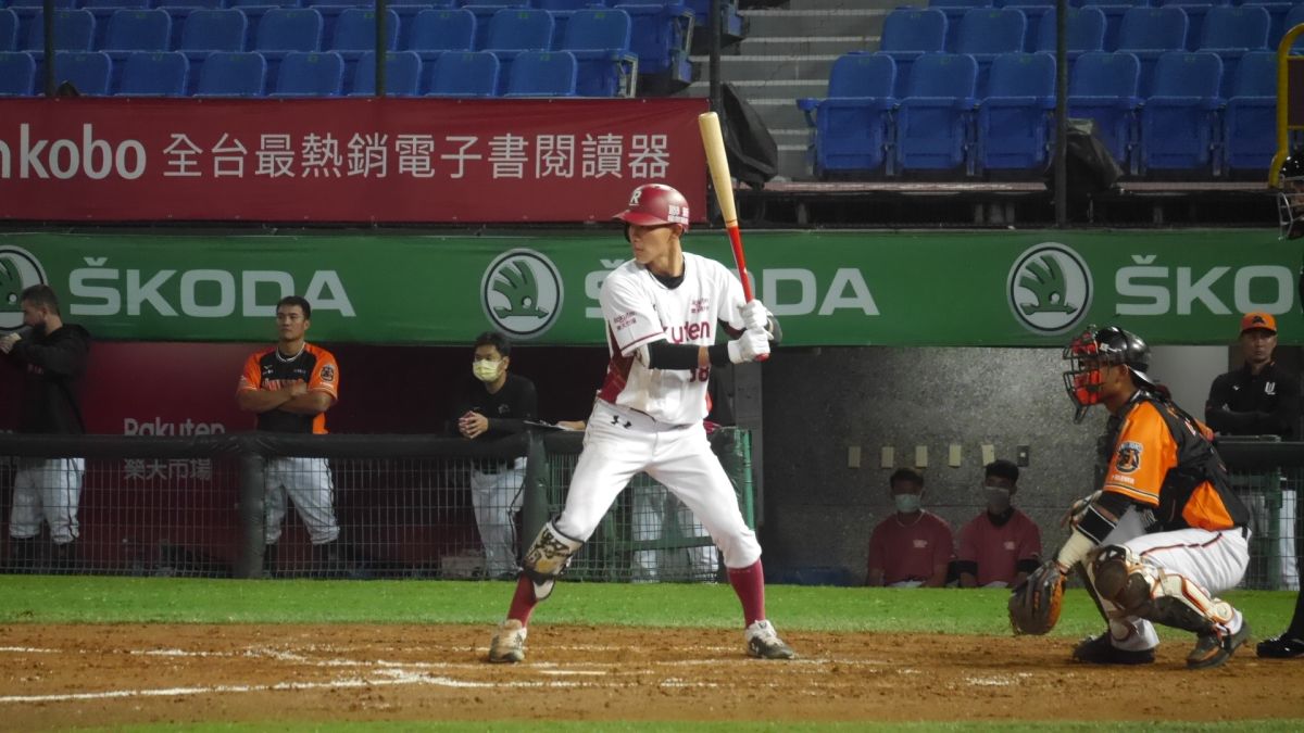 ▲樂天桃猿隊藍寅倫。（圖／吳政紘攝）