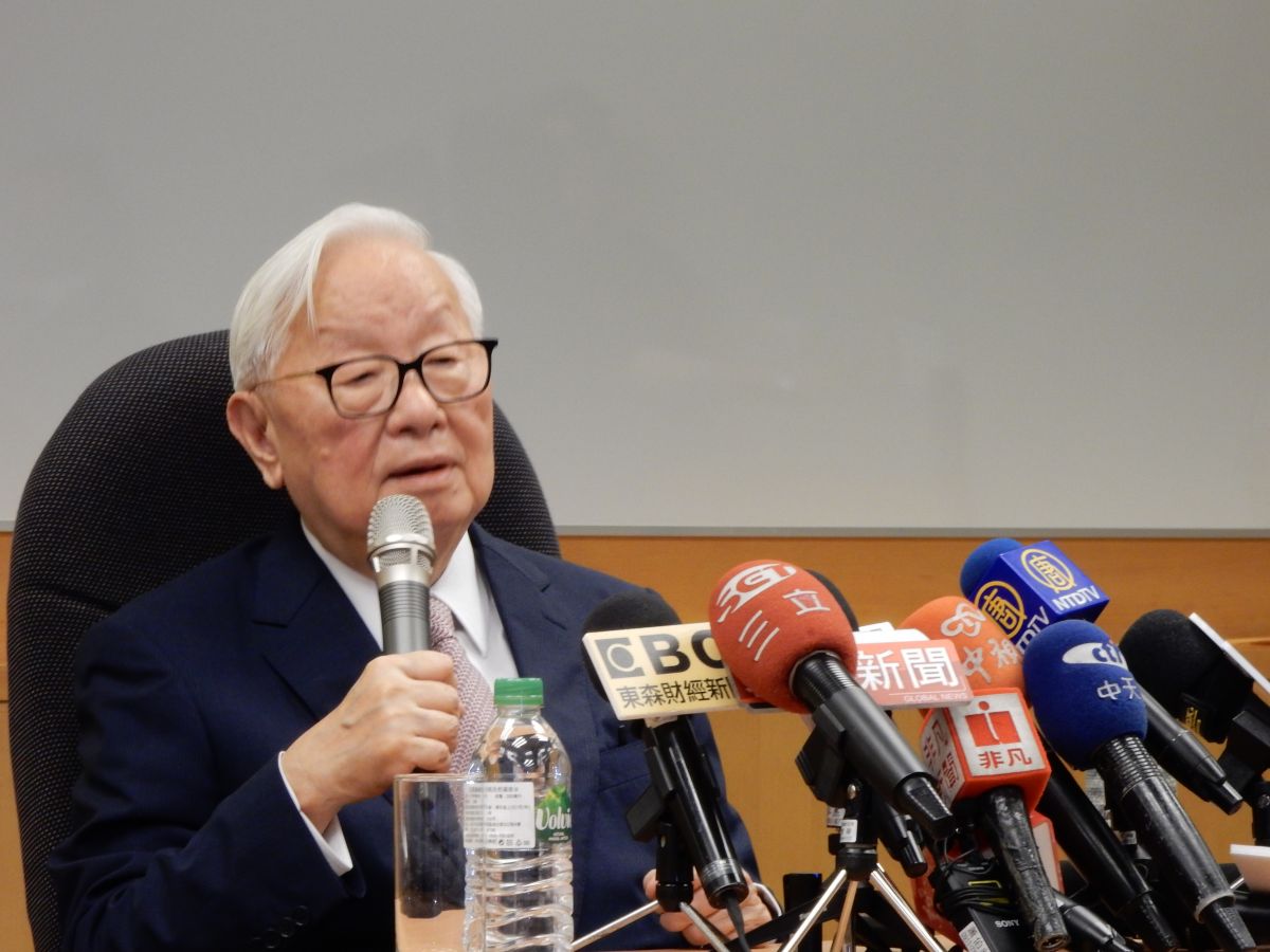 ▲台積電創辦人張忠謀（圖／記者許家禎攝，資料照片）