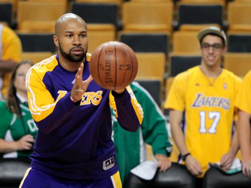 湖人隊傳奇名將Derek Fisher。（圖／美聯社／達志影像）