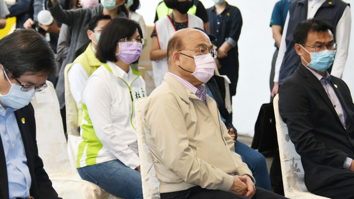 ▲蘇貞昌表示，選舉罷免是人民的權利義務，政府全心防疫，會尊重人民的權力行使。（圖／攝影中心記者林調遜攝，2020.04.18）