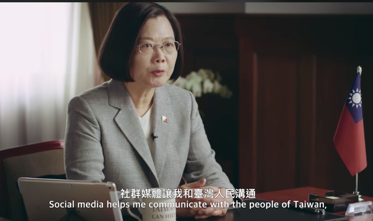 ▲推特破百萬追蹤，總統蔡英文用全英文介紹台灣防疫故事。（圖／翻攝自蔡英文臉書, 2020.4.17）