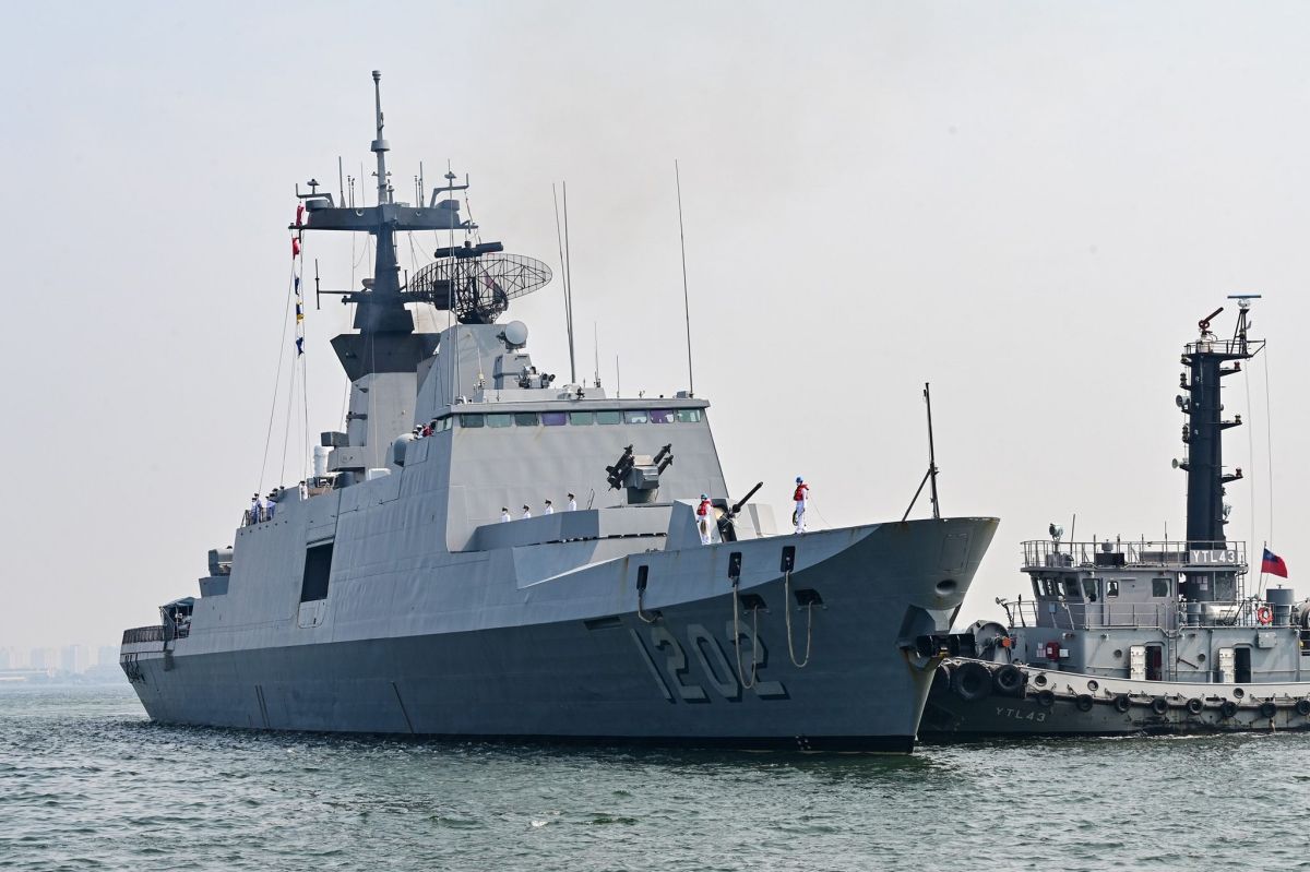 ▲海軍敦睦艦隊前往友邦帛琉，卻有 24 人確診新冠肺炎。（圖／翻攝自中華民國海軍臉書）