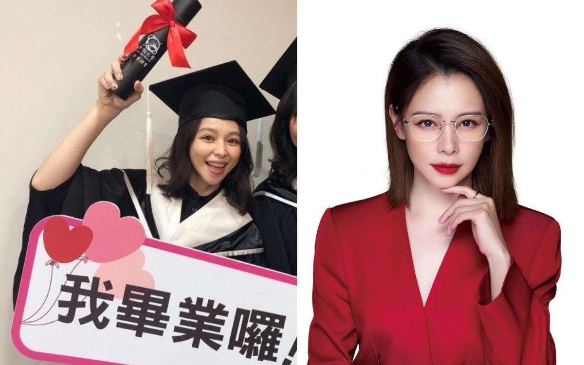 ▲徐若瑄去年從世新大學碩士在職專班畢業。（圖／徐若瑄臉書） 