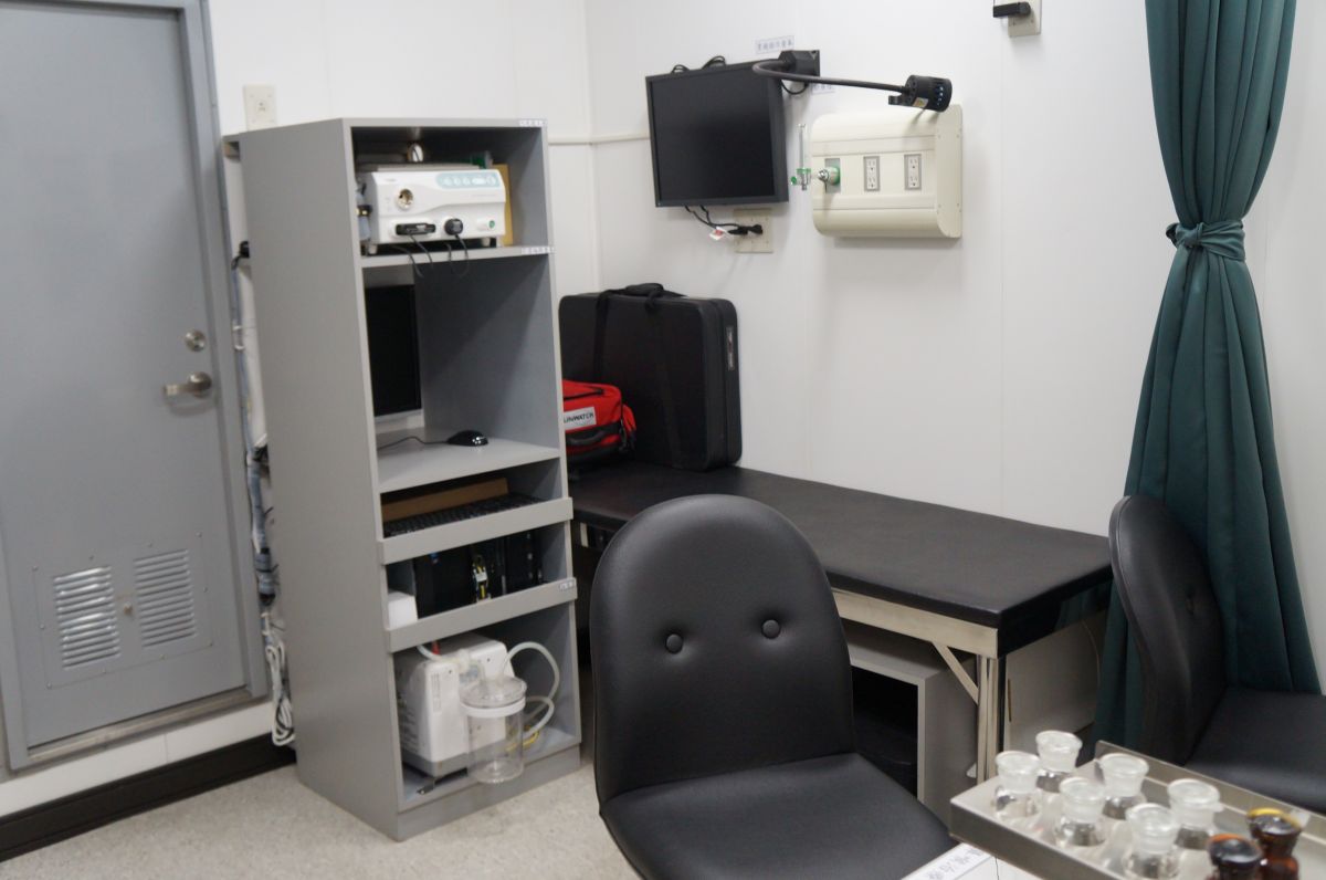 海軍磐石軍艦（磐石艦）醫護艙。（資料照／記者呂炯昌攝）