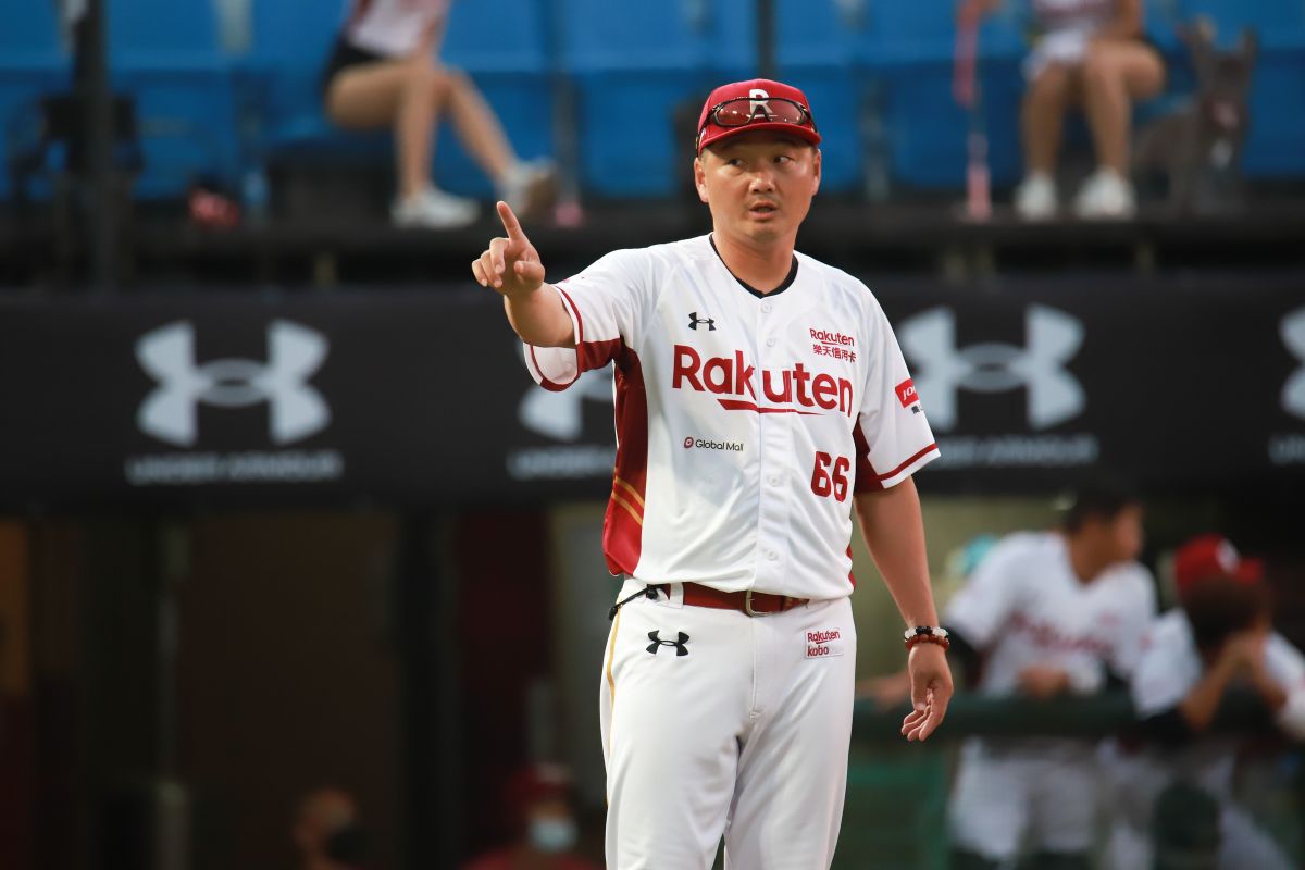 ▲樂天桃猿總教練曾豪駒。（圖／記者葉政勳攝 , 2020.04.19）