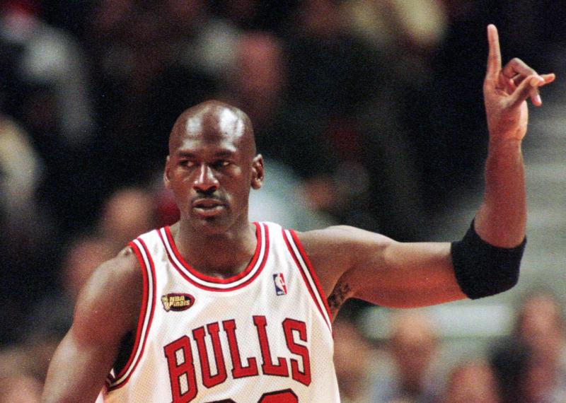 芝加哥公牛「飛人」Michael Jordan。（圖／美聯社／達志影像）