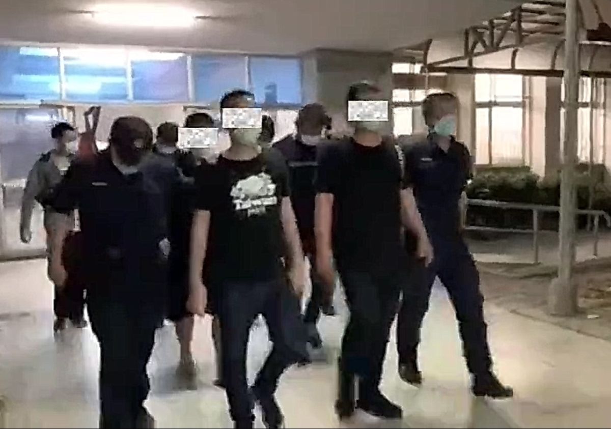 ▲警方於案發後陸續逮捕雙方12名涉嫌人到案。（圖／記者蘇榮泉翻攝，2020.04.20）