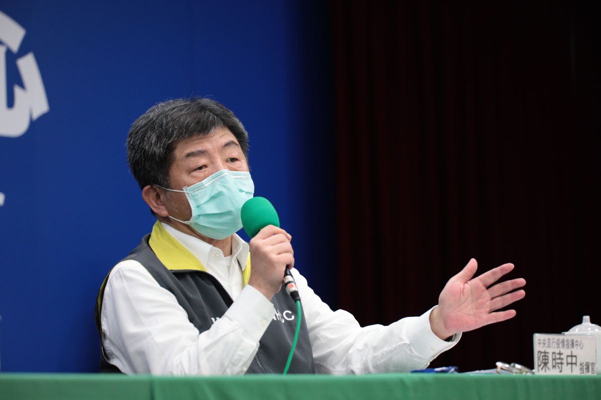 ▲中央流行疫情指揮中心指揮官陳時中。（圖／指揮中心提供）