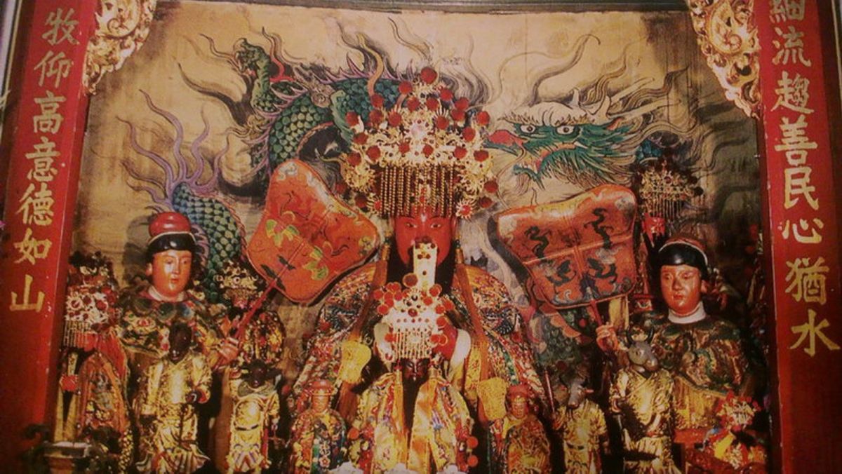 台南東嶽殿東嶽大帝。（圖／NOWnews資料圖）