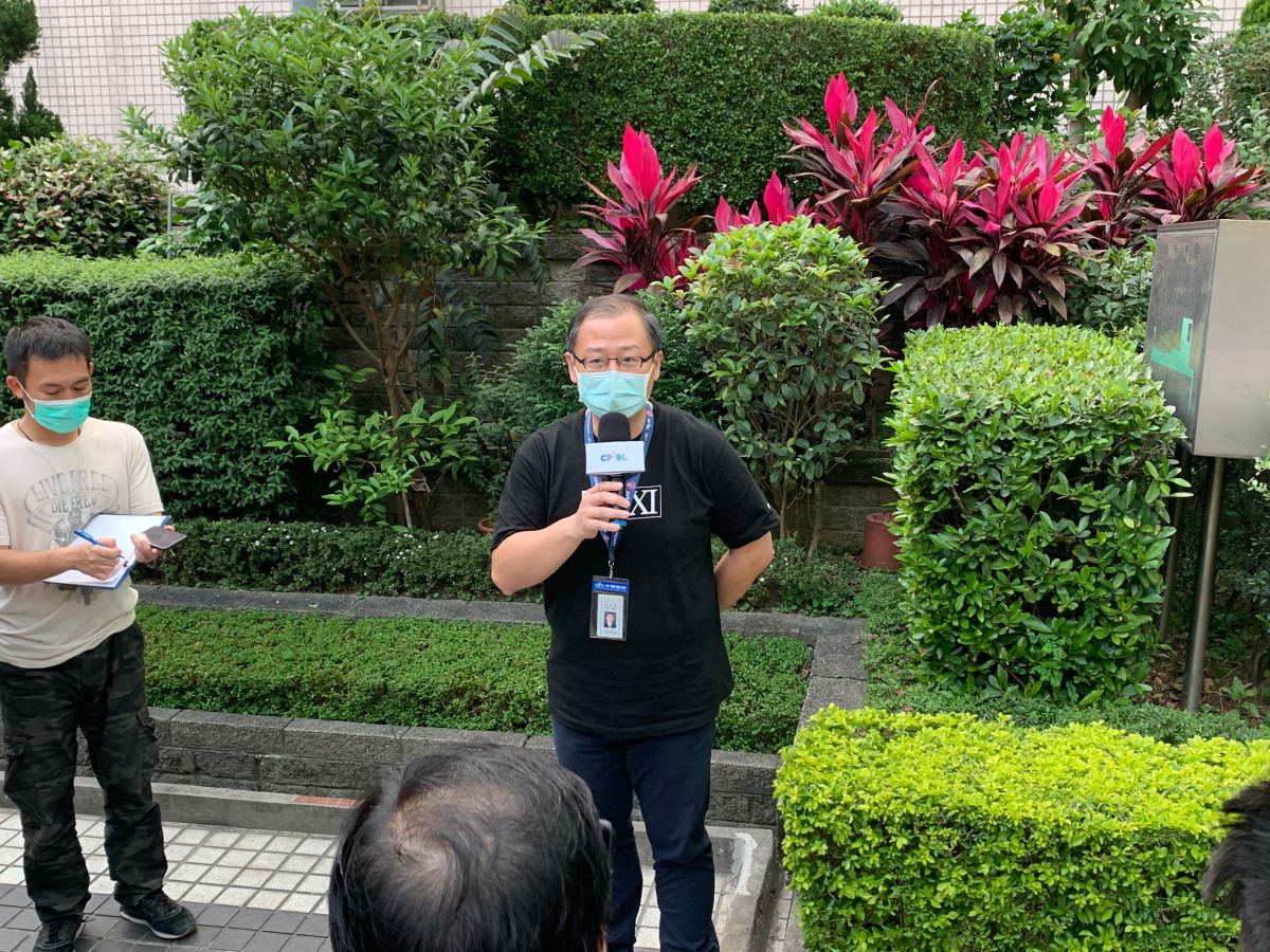 中職會長吳志揚。（圖／吳政紘攝）