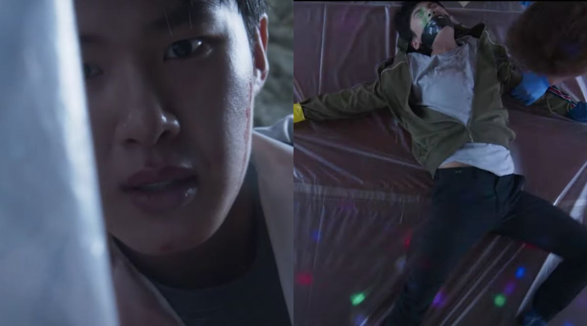 ▲金東希劇中一到晚上就變樣。（圖／Netflix）