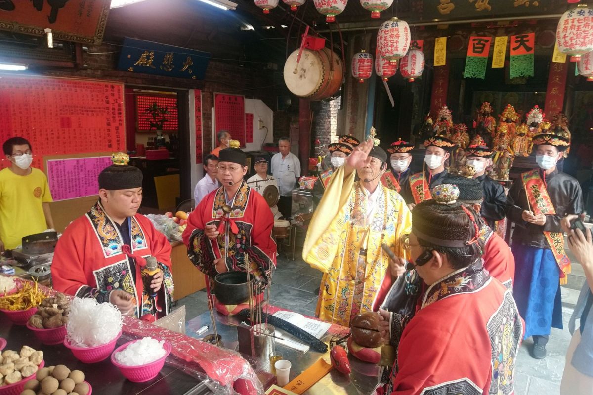 ▲雲林縣定古蹟北港鎮安宮祈安法會。（圖／記者洪佳伶攝,2020.04.21）