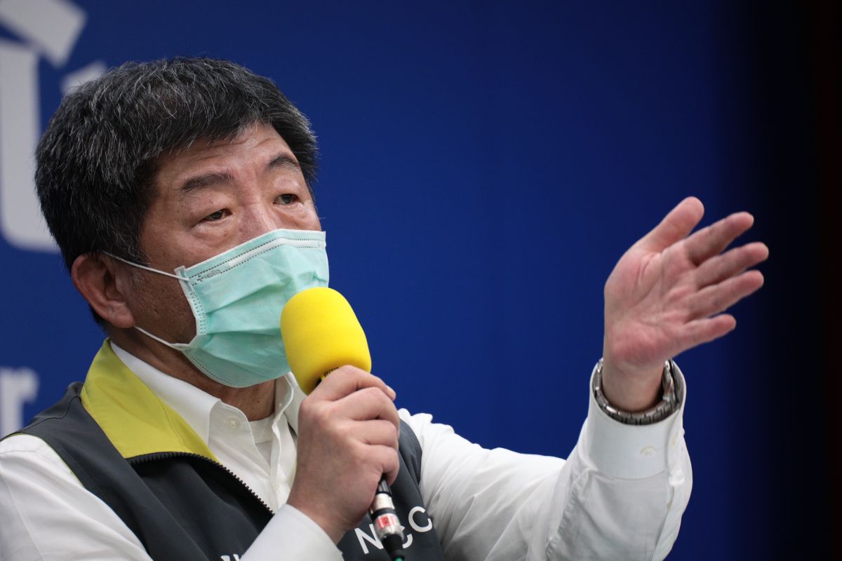 ▲中央流行疫情指揮中心指揮官陳時中。（圖／指揮中心提供）