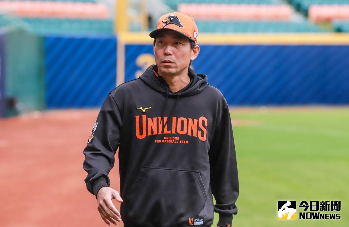 ▲統一7-eleven獅總教練林岳平。（圖／記者葉政勳攝 , 2020.04.22）