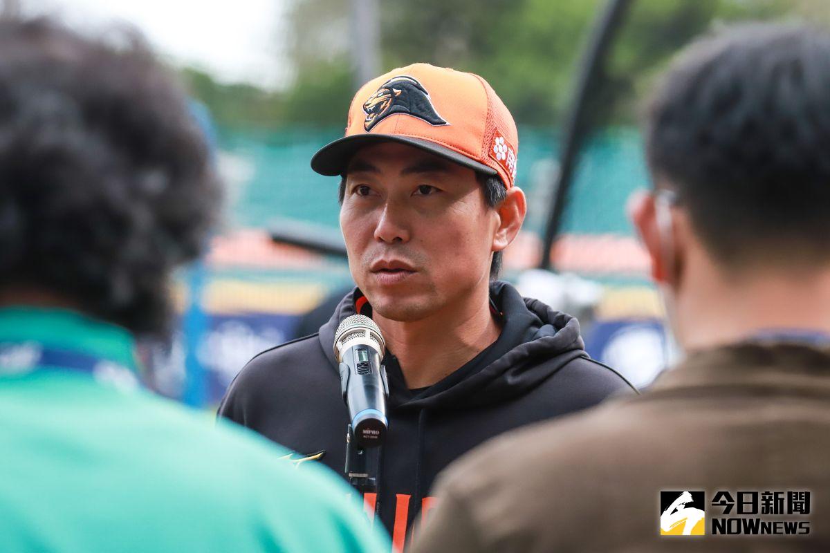 ▲統一7-eleven獅總教練林岳平。（圖／記者葉政勳攝 , 2020.04.22）