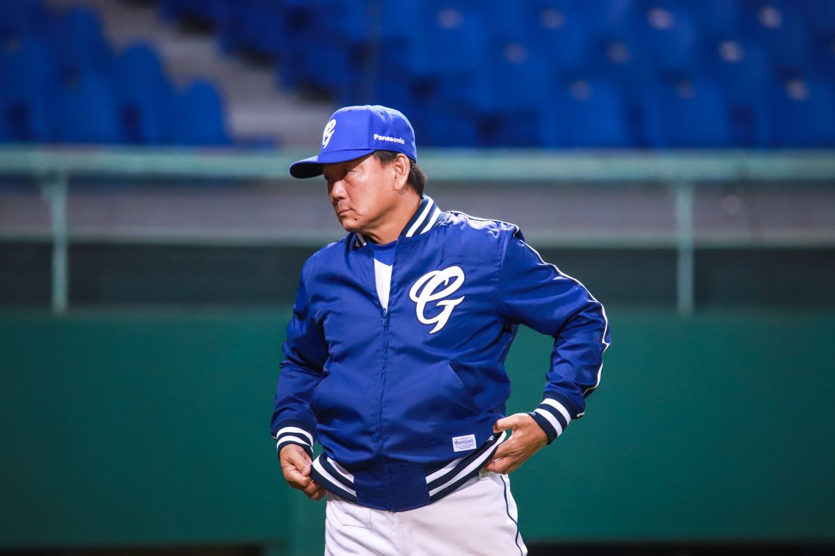 ▲富邦悍將總教練洪一中。（圖／記者葉政勳攝 , 2020.04.22）