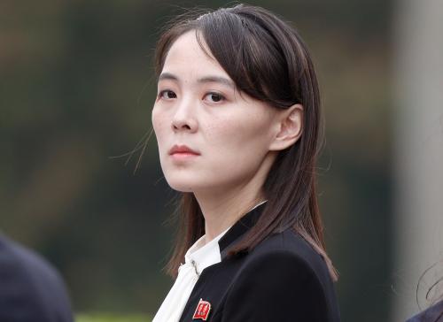 ▲北韓領導人金正恩胞妹金與正資料照。（圖／美聯社／達志影像）
