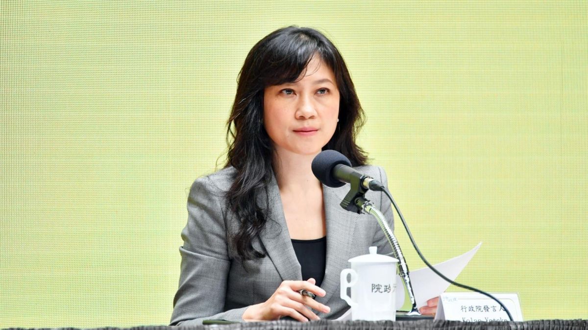 行政院發言人Kolas Yotaka。( 圖 / 行政院提供 )