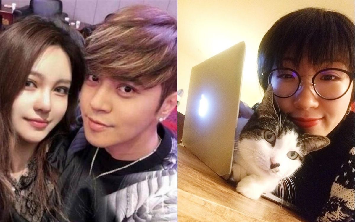 ▲廣告小妹（右）談羅志祥與周揚青分手一事。（圖／廣告小妹臉書、羅志祥微博） 