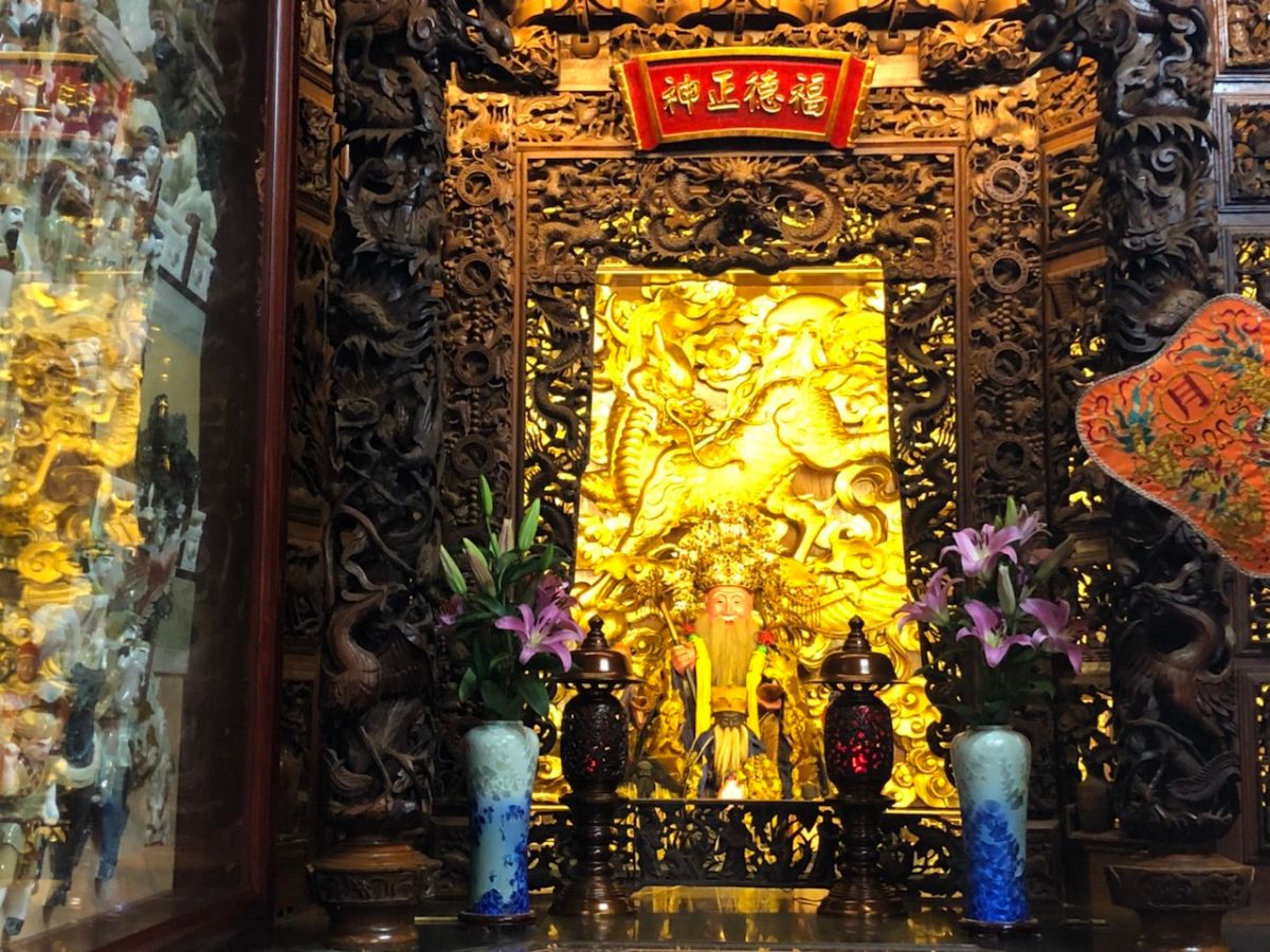 土地公。（圖／記者連宜方攝）