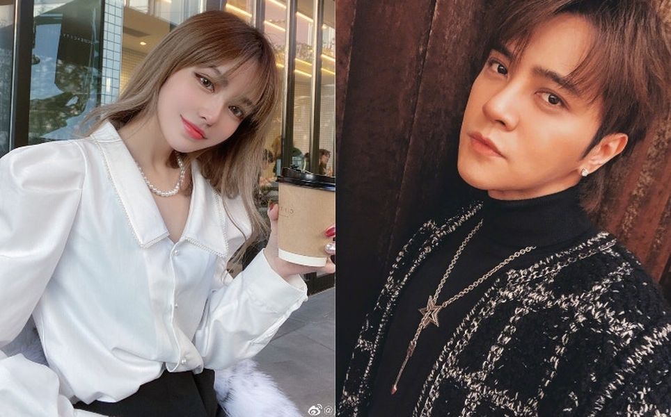 ▲周揚青（左）驚天爆與小豬分手。（圖／周揚青＆小豬微博）