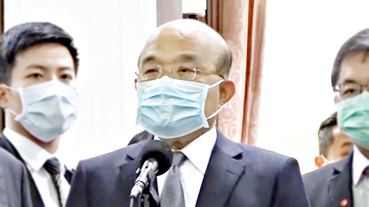 行政院長蘇貞昌。( 圖 / NOWnews 影音中心)
