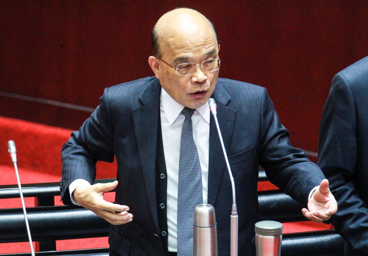 ▲行政院長蘇貞昌。（圖／記者葉政勳攝 , 2020.04.24）