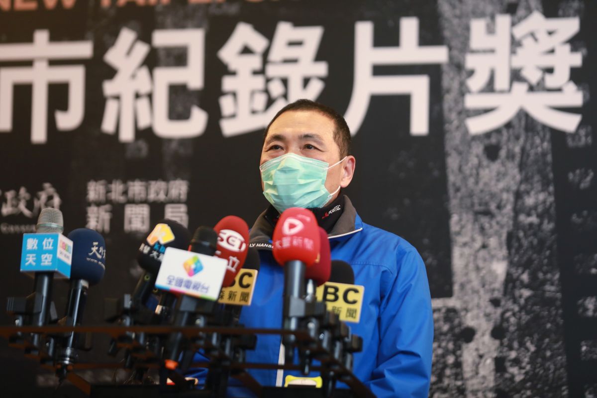 ▲侯友回應，「上下一心，全心全力做好自己的工作」，才能對抗唯一的敵人，就是病毒。（圖／記者宋原彰攝，2020.04.24）