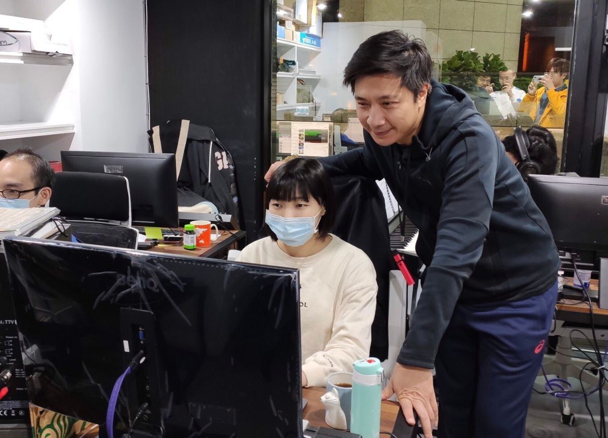 ▲安譜音樂執行長曾志中（右）創立商家音樂公播平台，免費分享。（圖／安譜音樂提供）