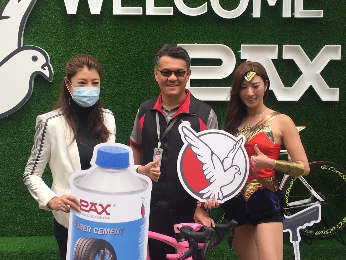 ▲台灣自行車維修供應鏈隱形冠軍裕仁工業，歡慶40周年，執行長蘇清豪公布企業新形象LOGO飛鴿，宣告要在國際舞台大展身手。（圖／金武鳳攝，2020.4.25)