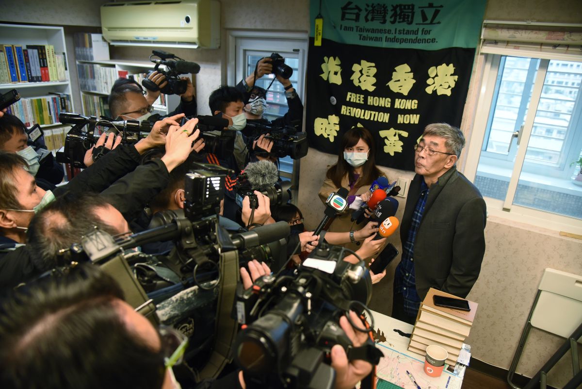 ▲銅鑼灣書店老闆林榮基選擇在台灣落腳，今（25）日於中山重新開張銅鑼灣書店。（圖／記者陳明安攝,2020.04.25）