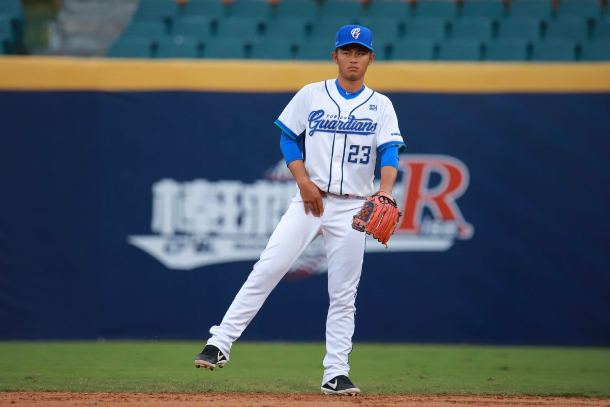 富邦悍將楊晉豪。（圖／葉政勳攝）