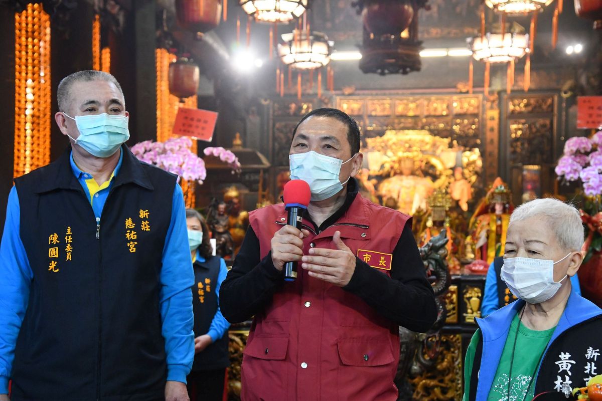 ▲新北市長侯友宜今（25）日表示，建議民眾五一假期不要到處趴趴走，最好能待在家。（圖／新北市政府新聞局提供）
