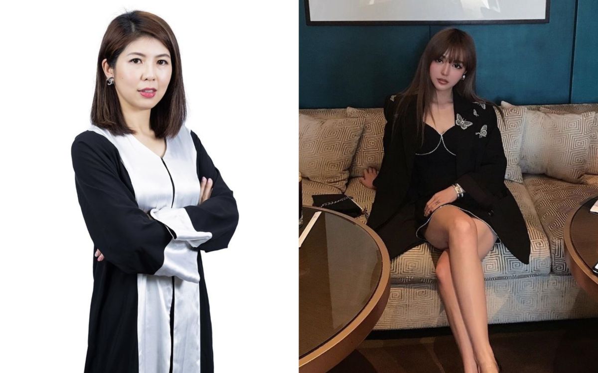 ▲李怡貞（左）大讚周揚青很️有兩把刷子。（圖／李怡貞臉書、周揚青IG ） 