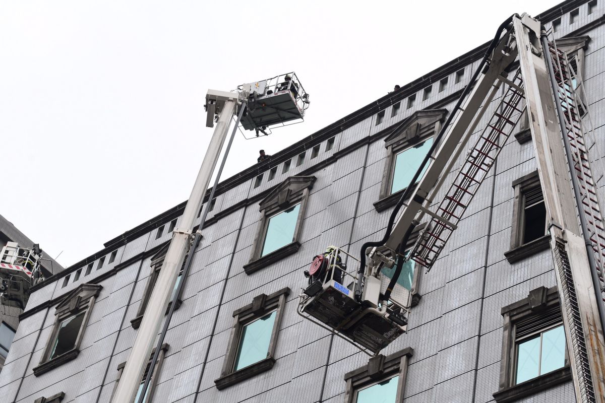 ▲北市林森北路錢櫃KTV大火釀6死，北市依消防法對錢櫃開罰48萬。（圖／記者林柏年攝)