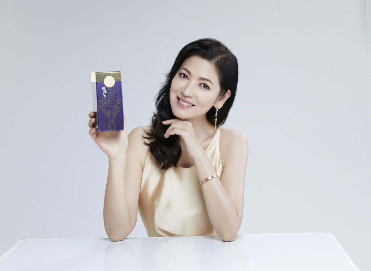 ▲陳明真代言保健食品。（圖 / 黑鬼創意行銷提供）