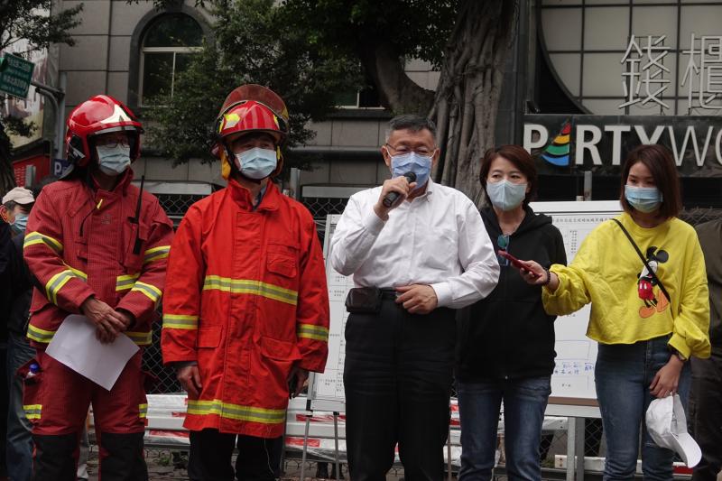▲錢櫃林森北路店大火釀5死，台北市長柯文哲下令停業調查起火原因。（圖／記者林柏年攝, 2020.4.26）