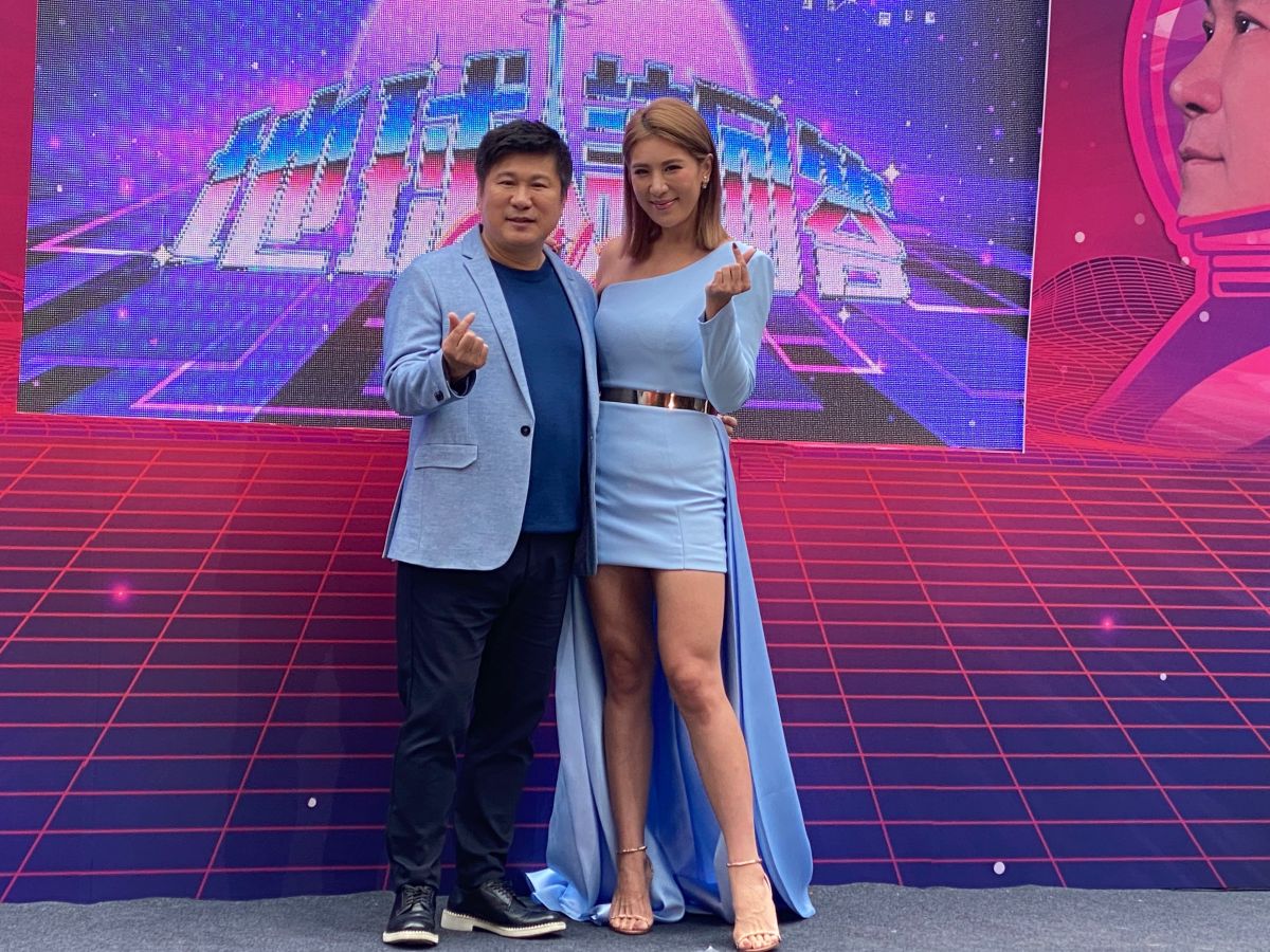 ▲胡瓜和女兒小禎合體出席《地球人請回答》記者會。（圖／記者臺孝婷攝）