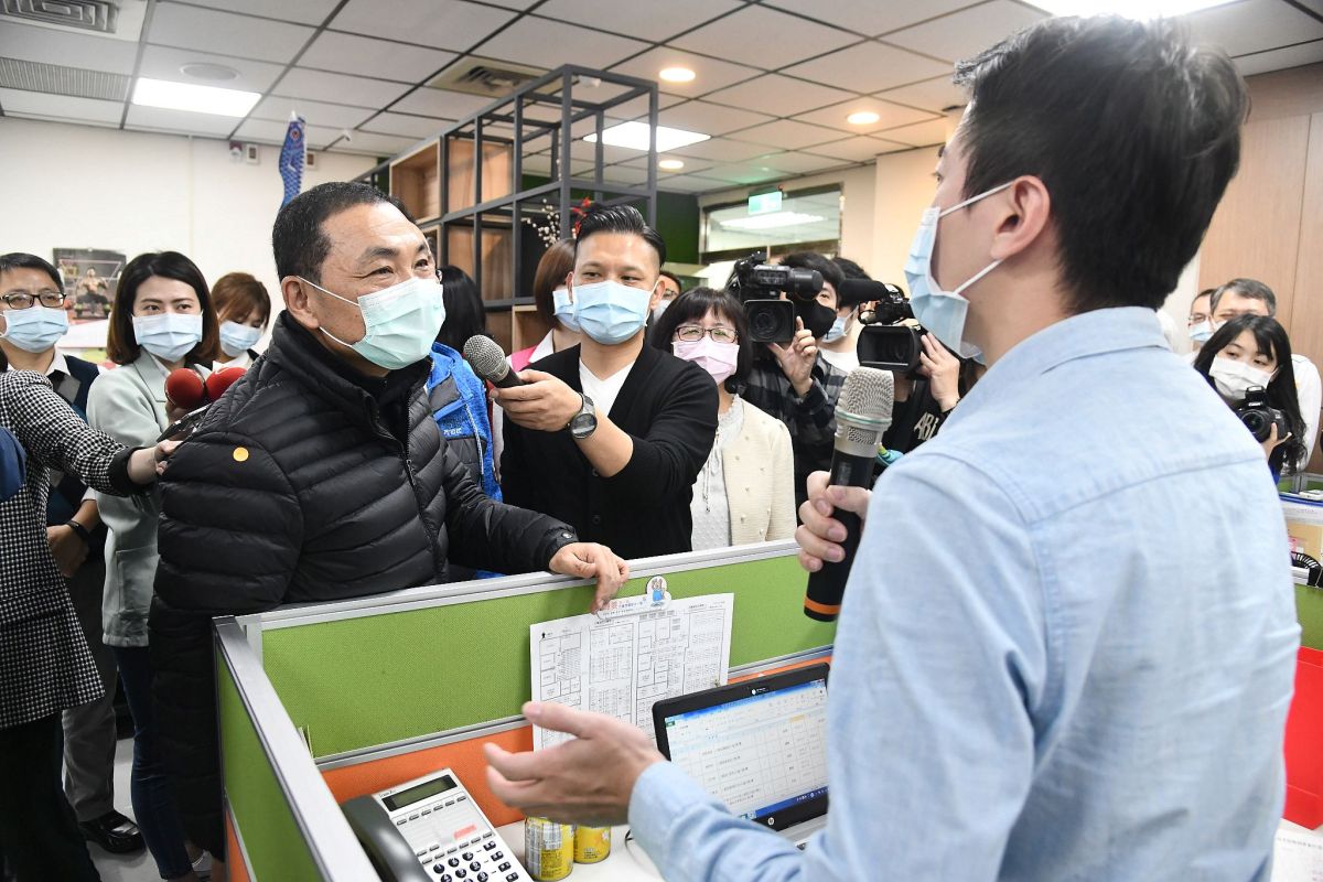 ▲侯友宜表示，盼「好來」可以彌補「安心」計畫的不足，伴市民一起挺過疫期。（圖／新北市新聞局提供）