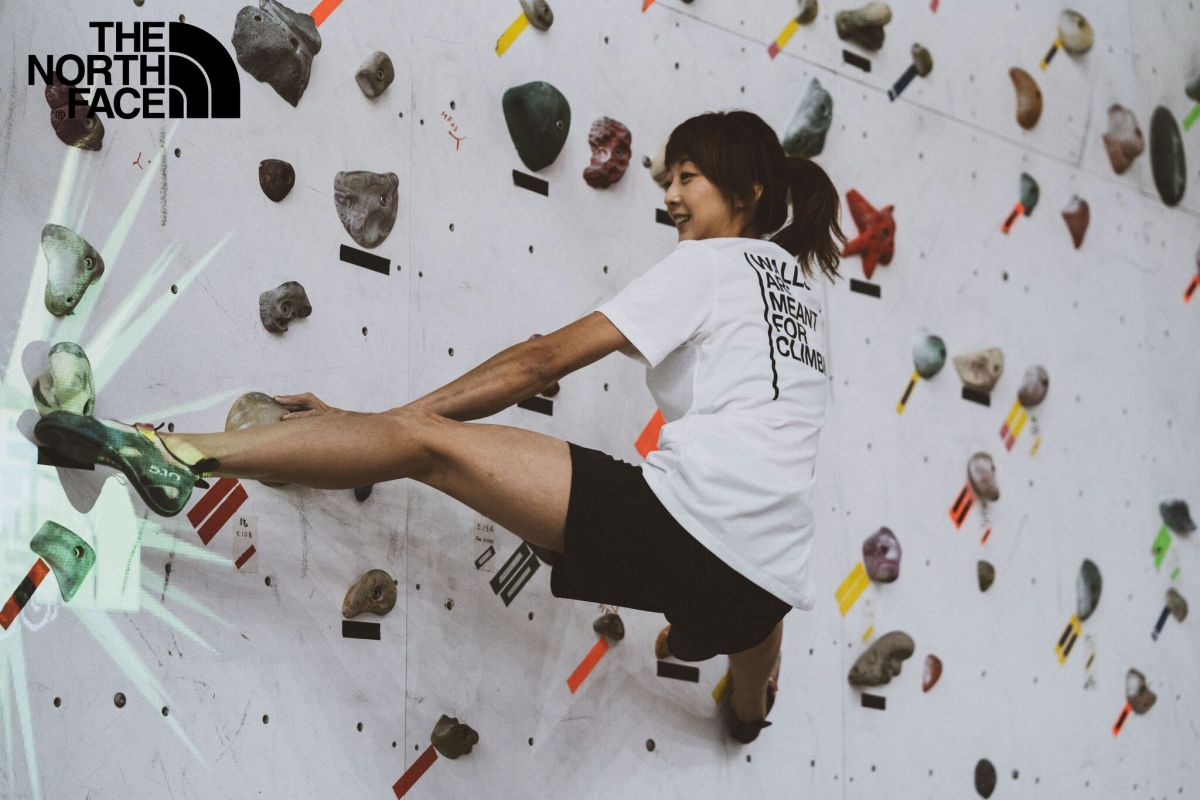 ▲「攀岩界桂綸鎂」攀岩國手李虹瑩（The North Face提供）