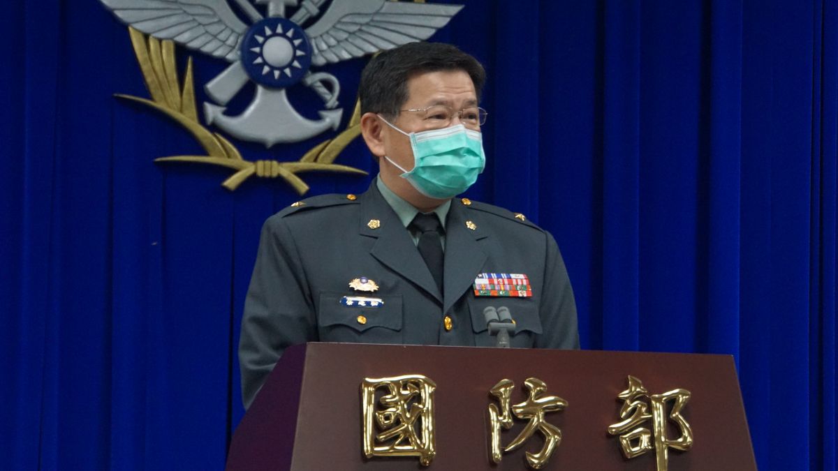 ▲三軍總醫院院長蔡建松表示，三總新冠肺炎治癒率92.6%，高於平均值。（圖／記者呂炯昌攝, 2020.4.28）