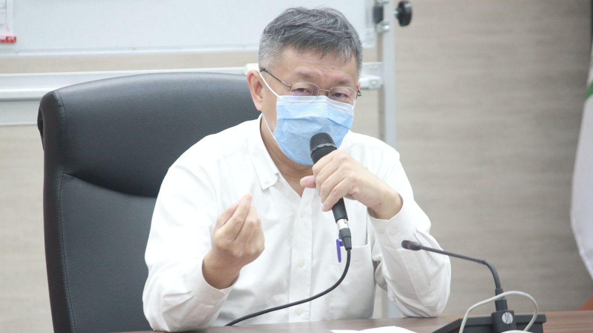 ▲台北市長柯文哲28日表示，人民有守法的義務，不能沒抓到犯法的就怪政府。（圖／記者丁上程攝, 2020.4.28）