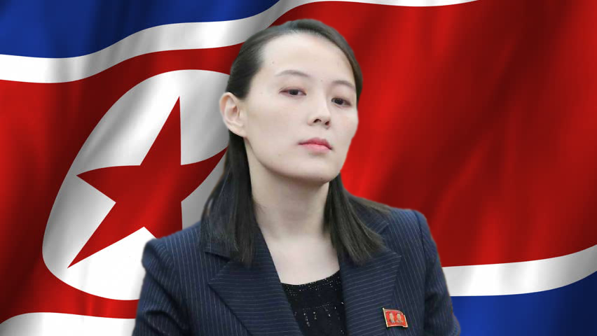 ▲北韓領導人金正恩胞妹金與正聲稱，驅逐了一架飛越其專屬經濟區的美國偵察機，警告美國若繼續進行偵察活動，將會招致「令人震驚」的後果。（圖／翻攝自韓國 Police TV ）