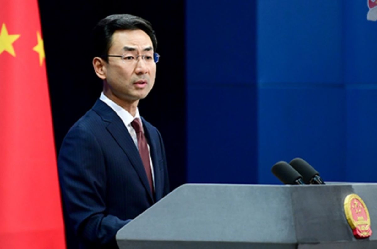 ▲耿爽代表台灣向國際社會關懷強震表達感謝之意，王定宇痛批噁心，此刻還在趁人之危吃豆腐。（圖／翻攝自中國外交部官網）